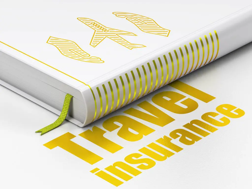 Traveling insurance concept