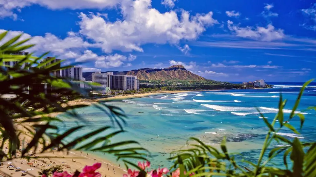 honolulu beach in Hawaii
