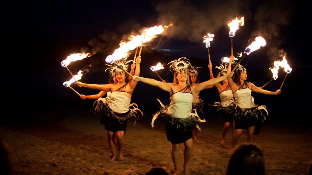 Traditional Hawaiian dance