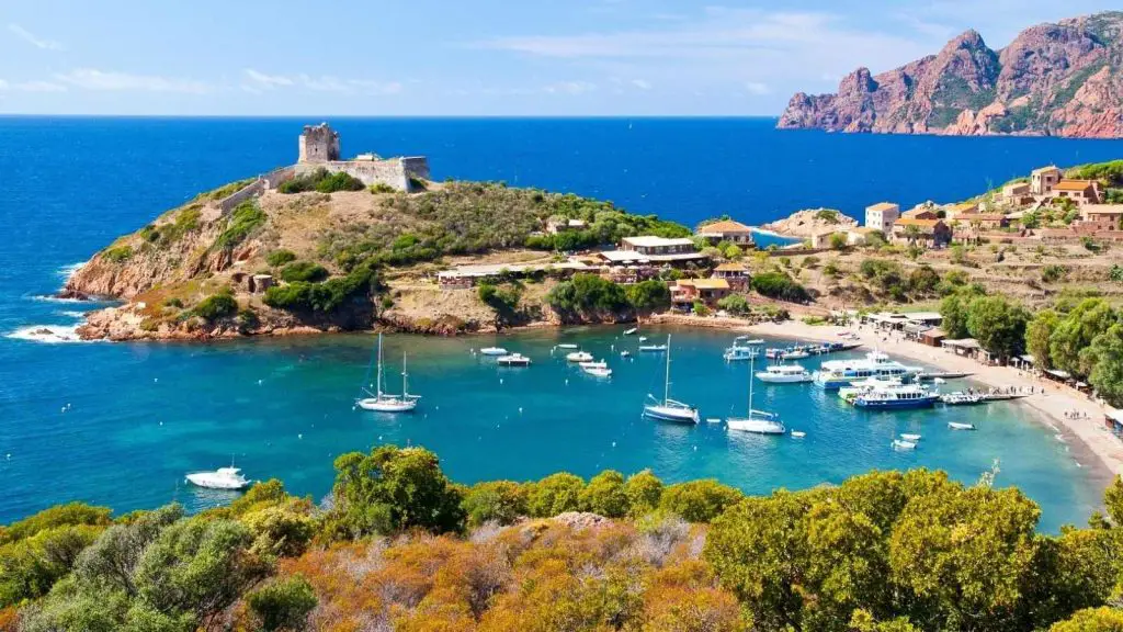 Corsica, an island in France