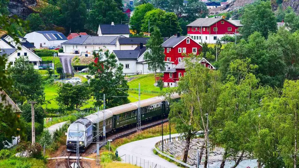 Flam, Norway train to Myrdal
