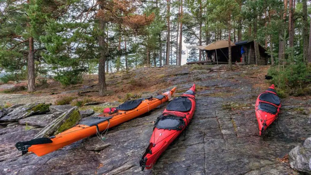 Kayaking in Sweden