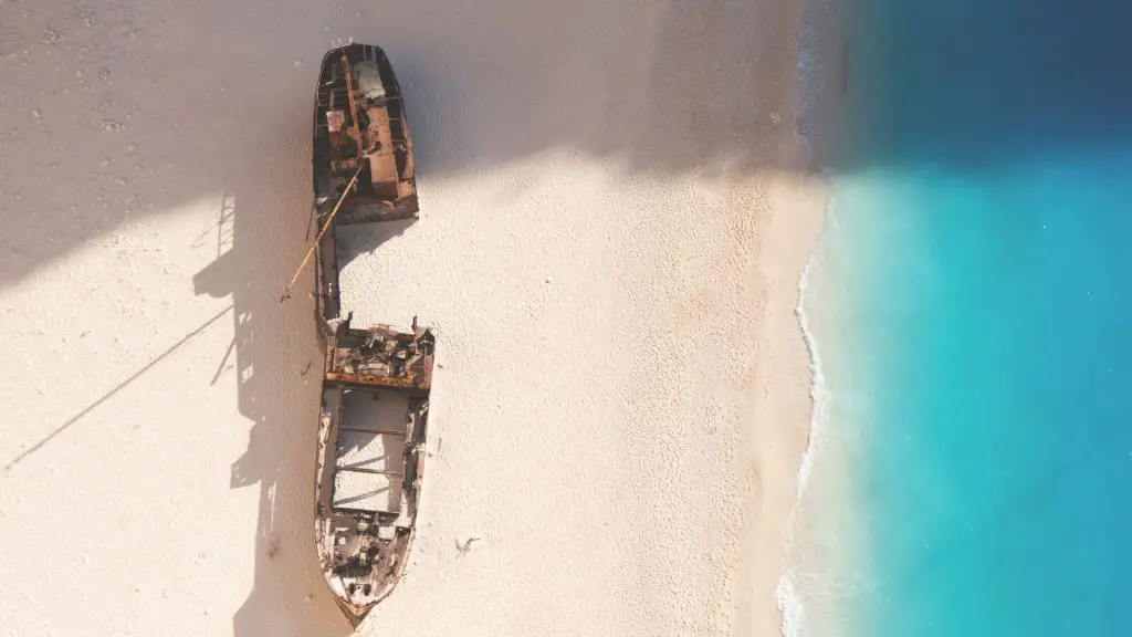 Shipwreck at Zakynthos beach