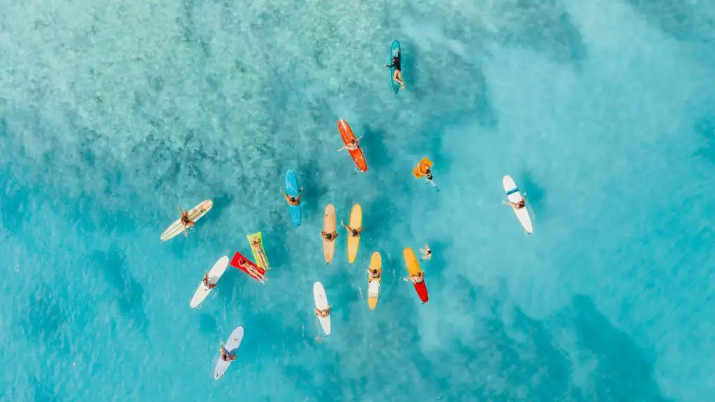 Surfing in Hawaii