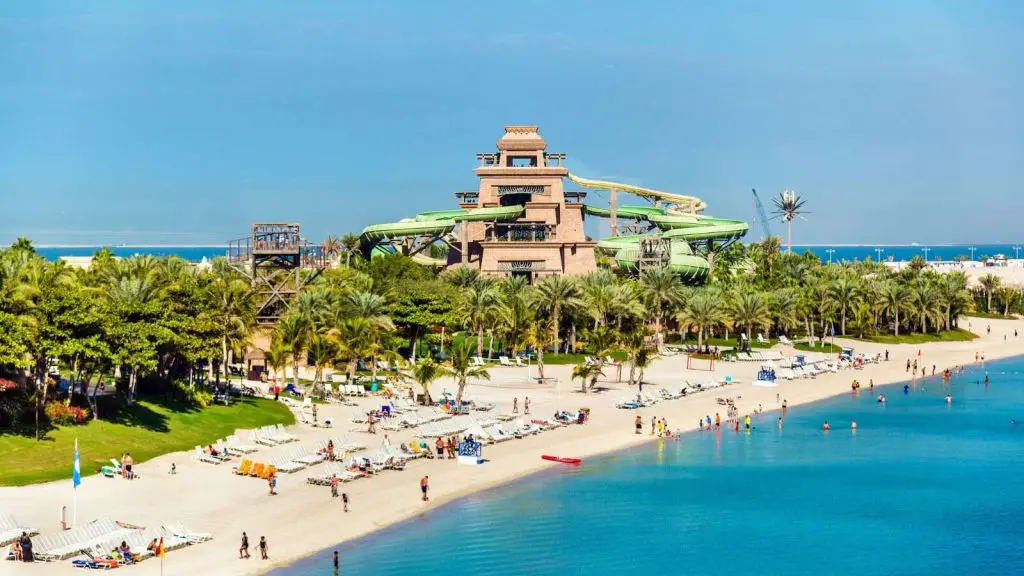 Aquaventure park at Palm Jumeirah